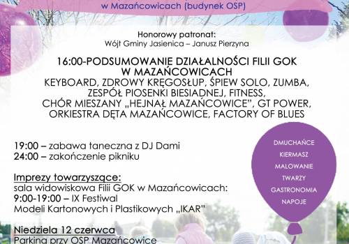 Piknik Rodzinny w Mazańcowicach
